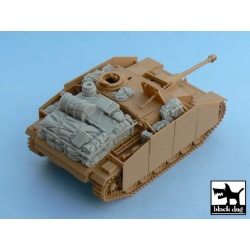 Sturmgeschutz III Ausf G accesories set for Tamiya 32525,T48023, BLACK DOG, 1:48