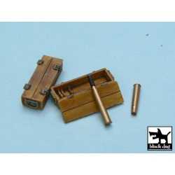 PANTHER ammo boxes, T48015, BLACK DOG, 1:48