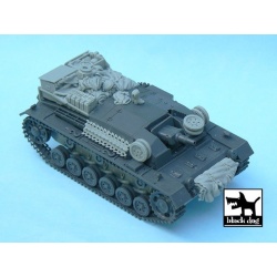 Sturmgeschutz III Ausf.B accessories set for Tamiya 32507,T48030,BLACK DOG,1:48