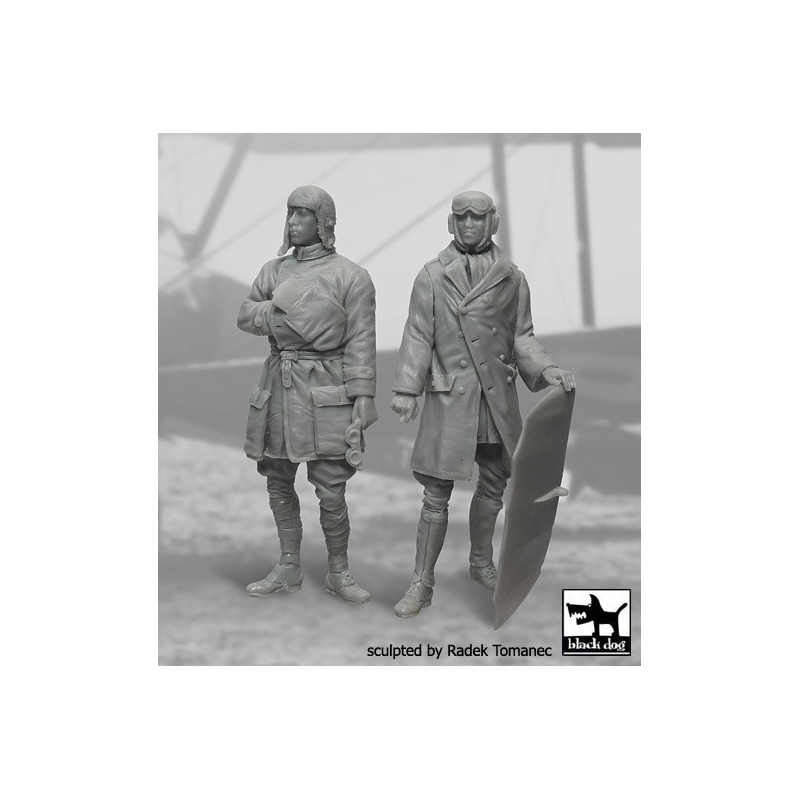 RFC Fighter Pilots 1914-1918 set N°2 cat.n.: F32018 , BLACK DOG, 1:32