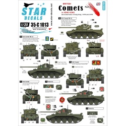 Star Decals 35-C1013, Decals for British Comets 2. Comets in Hong Kong, 1:35