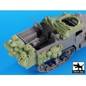 Resin accessories for US M2 - set 1, T35035, BLACK DOG, 1:35