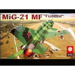 MIG-21 MF FISHBED - FAMOUS RUSSIAN COLD WAR FIGHTER, SCALE 1/72, ZTS PLASTYK