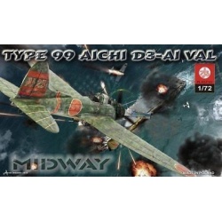 TYPE 99 AICHI D3A1 VAL - BATTLE FOR MIDWAY , ZTS PLASTYK, SCALE 1/72