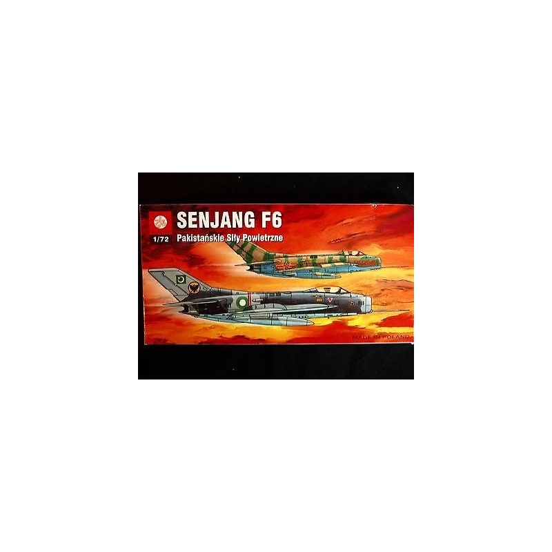 SENJANG F6 - FIGHTER AIRCRAFT-PAKISTAN AIR FORCE, ZTS PLASTYK, SCALE 1/72,