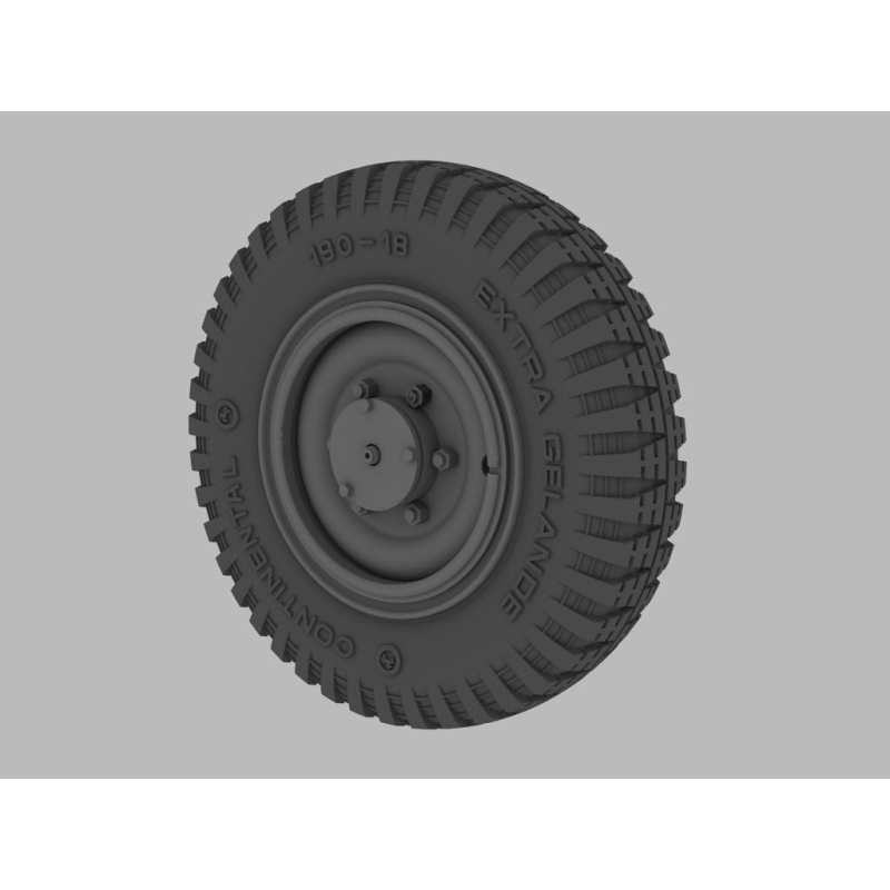  PANZER ART, RE34-382 FIVE ROAD WHEELS For GERMAN Sd Kfz 221 & 222 LATE