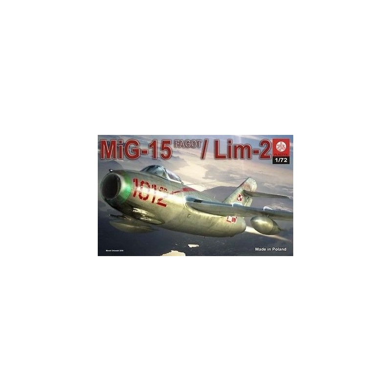 MIG-15 ''FAGOT''/ LIM-2 -POLISH AIR FORCE, ZTS PLASTYK, SCALE 1/72