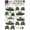 Star Decals 35-911, Decals for Sherman Gun and Flame tanks. Iwo Jima, 1:35