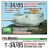 DEF.MODEL,T-34/85 8 part mold type Alternative Turret Con. set, DM35075, 1:35