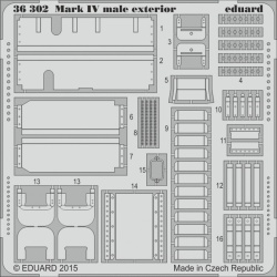 PE parts for Mark IV male...
