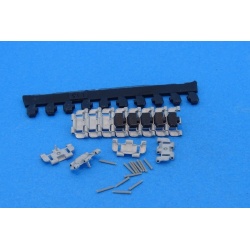 MASTERCLUB, MTL35113, METAL TRACKS for M113 with new rubber pads, 1:35
