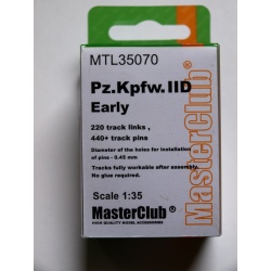Metal Tracks for Pz.Kpfw. IID EARLY, MTL 35070, MasterClub, 1:35