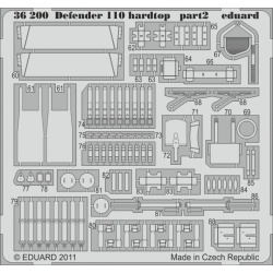 PE parts for Defender 110 hardtop 1/35 (for HOBBYBOSS), Eduard 36200