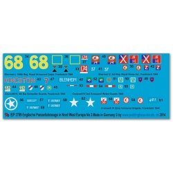 Peddinghaus 1/35, 2789, Decals for English tanks in North West Europe 1944.