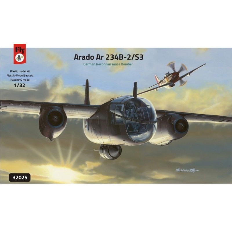 Arado Ar 234 B-2/S3 GERMAN RECONNAISSANCE BOMBER, FLY 32025, SCALE 1/32