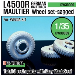 DEF.MODEL, GERMAN L4500R Maultier Wheel set DW30009, 1:35
