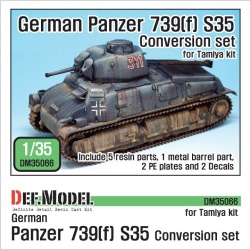 DEF.MODEL, German Panzer 739(f) S35 Conversion set, DM35066, 1:35