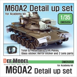 DEF.MODEL, DM35056, US M60A2 Detail up set (for Academy kit 1/35), 1:35