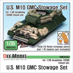DEF.MODEL, DM35042, U.S. M10 GMC Stowage Set, 1:35