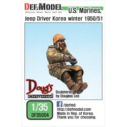 DEF.MODEL, US Marines Jeep Driver Koera Winter 1950/51 DF35004, 1:35