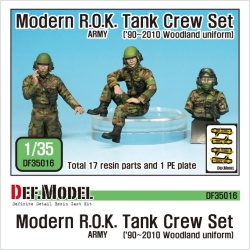DEF.MODEL, Modern ROK army Tank crew set ('90~2010), DF35016, 1:35