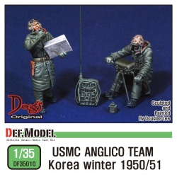 DEF.MODEL, DF35010, USMC ANGLICO Team Korea winter 1950/51 (2 FIGURES ), 1:35