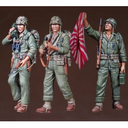 DEF.MODEL, DO35C10, WWII USMC Infantry Set (3 FIGURES), 1:35