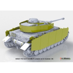 DEF.MODEL, DE35021, German Pz.IV Ausf.H Early/Mid PE Complete set, 1:35