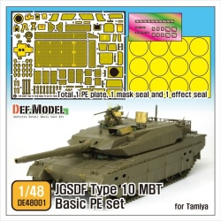 DEF.MODEL, DE48001, JGSDF TYPE 10 MBT Basic PE set , 1:48