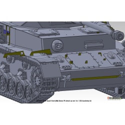 DEF.MODEL, DE35017, German Pz.IV Ausf.H Early/Mid Basic PE set, 1:35