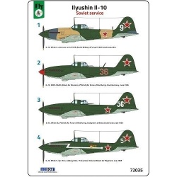 FLY 72035, Ilyushin Il-10 attack aircraft - Soviet service , SCALE 1/72