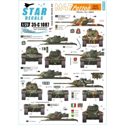Star Decals, SCALE 1/35, 35-C1087 NATO South. Portugal, Italy and Greece.
