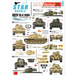 Star Decals, SCALE 1/35, 35-C1088 Middle East War & Peace. Turkey, USMC, France