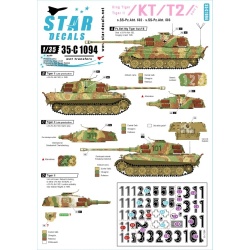 Star Decals, SCALE 1/35, 35-C1094, King Tiger / Tiger II 2.
