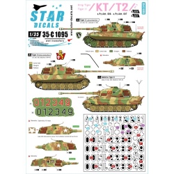 Star Decals, SCALE 1/35, 35-C1095, King Tiger / Tiger II