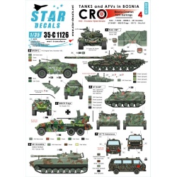 Star Decals,1/35, 35-C1126, Tanks & AFVs in Bosnia 4