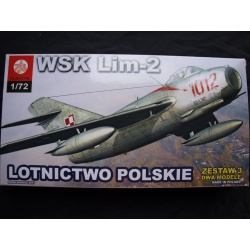 POLISH AVIATION SET 3: RWD-8 & WSK LIM -2(2 IN 1BOX) , ZTS PLASTYK, SCALE 1/72