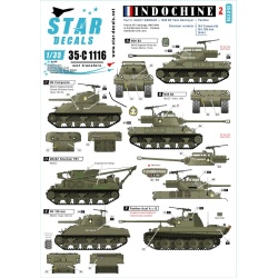 Star Decals,1/35, 35-C1116, Indochine 2. Heavy Armour