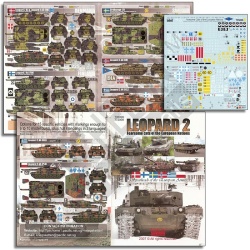 ECHELON FD T35008,1/35 Decals for Leopard 2s: Fearsome Cats of the European Nat.