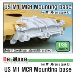 DEF.MODEL, DM35076, US M1 MCR Mounting base for M1 Abrans tank ,1:35