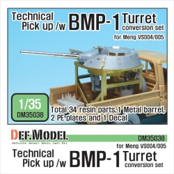 DEF.MODEL, DM35038, Pick up /w BMP-1 Turret con. set for Meng VS004/005, 1:35