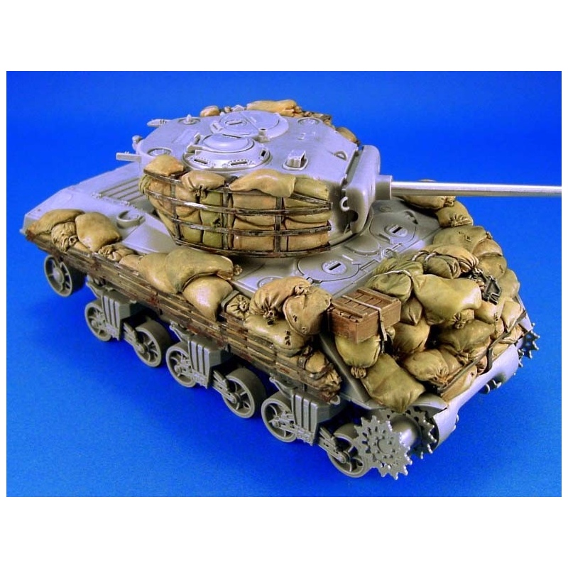 LEGEND PRODUCTION, LF1117, Sherman M4A3 sandbag Armor set 2 , SCALE 1:35