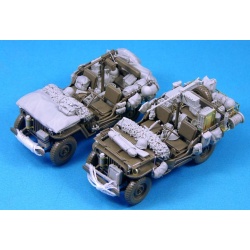 LEGEND PRODUCTION, LF1245, Willys MB Stowage set for 2 vehicles, 1:35