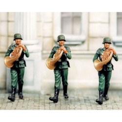 SOL RESIN FACTORY, MM080, 1/35, FRENCH HORN PLAYER (3 FIGURES)