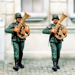 SOL RESIN FACTORY, MM081, 1/35,WAGNER TUBA PLAYER (2 FIGURES)