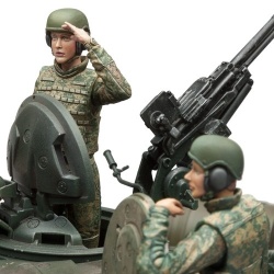 SOL RESIN FACTORY, MM263 , Russia Female Tank Commander & Gunner , SCALE 1:16