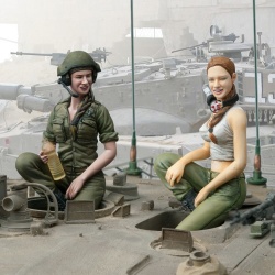 SOL RESIN FACTORY, MM227, 1:16, IDF Female tank crew 3