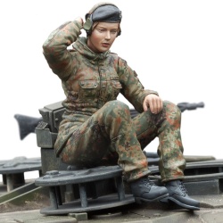 SOL RESIN FACTORY, MM243, 1:16, Bundeswehr Female Tank Gunner (1 FIGURE)