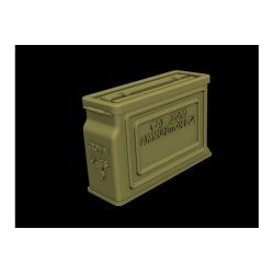 PANZER ART, RE34-393 US Ammo Boxes for 0,3 ammo (metal patern),1:35