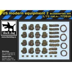 US modern equipment 2 accessories set cat.n.: T72010, BLACK DOG, 1:72